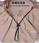 韩版新款帽子女夏季披肩遮阳帽大沿渔夫帽户外游玩防晒帽