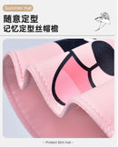春夏新款韩版儿童卡通夏季儿童空顶帽户外遮阳防晒帽子女孩卡通可爱大檐渔夫帽